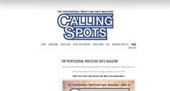 Desktop Screenshot of callingspots.com